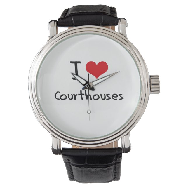 Montre J'aime les tribunaux (devant)