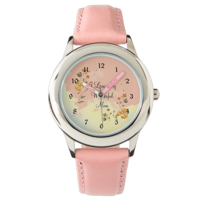 Montre J'Aime Ma Merveilleuse Maman (devant)