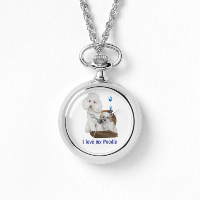 Montre J'aime mon caniche (Recto)