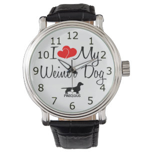 Montre J'Aime Mon Chien Weiner
