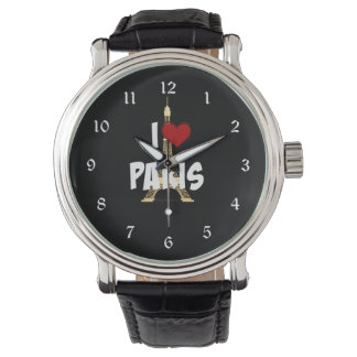 Montre "J'aime Paris," Tour Eiffel