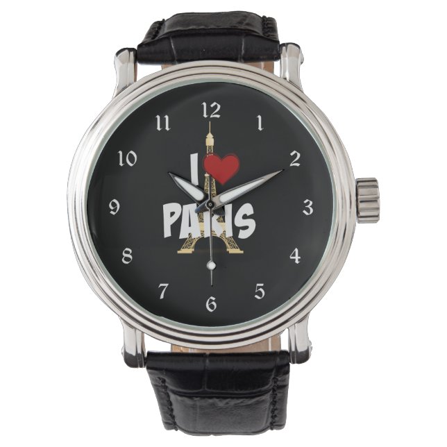 Montre "J'aime Paris," Tour Eiffel (devant)
