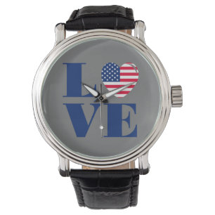 Montre J'aime USA