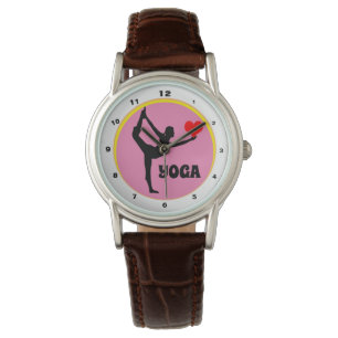 Montre J'aime Yoga & Red Heart mode / Yogini déesse W