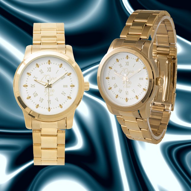 Montre Jalon personnalisé Anniversaire Veille pour femme (Créateur téléchargé)