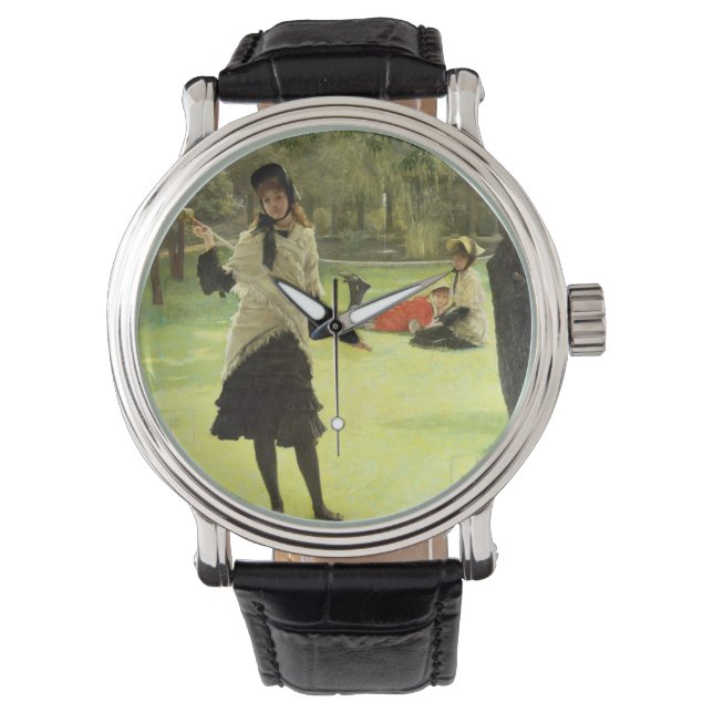 Montre James Tissot | Croquet, c.1878 (devant)