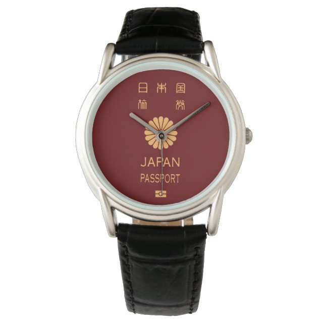 Montre Japan passport wristwatch (devant)