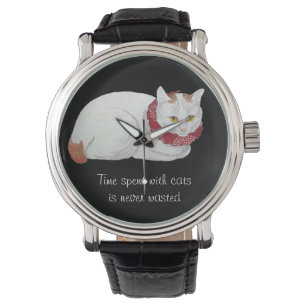 Montre japonaise blanche vintage de citation d'art