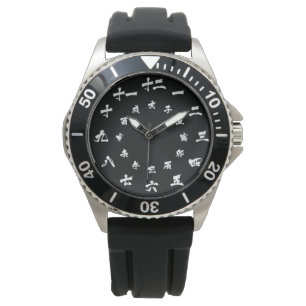 Montre japonaise de zodiaque de kanji