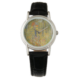 Montre Jardin agricole Gustav Klimt avec Crucifix