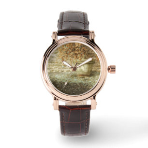 Montre Jardin d'automne rustique