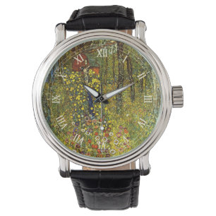Montre Jardin de ferme avec crucifix de Gustav Klimt