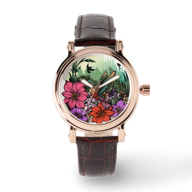 Montre Jardin des colibris (Recto)