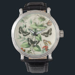 Montre Jardin des papillons et des fleurs<br><div class="desc">Une belle scène de jardin avec papillons et fleurs. Idyllique dans sa présentation,  c'est une grande impression à mettre dans votre maison. Commandez cette création Vision Studio dès aujourd'hui !</div>