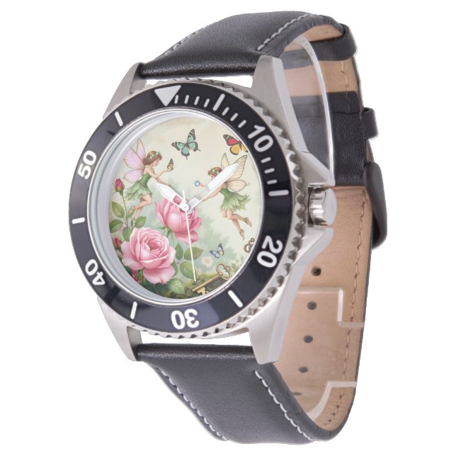 Montre Jardin Enchanté des Fées Florales (Incliné)