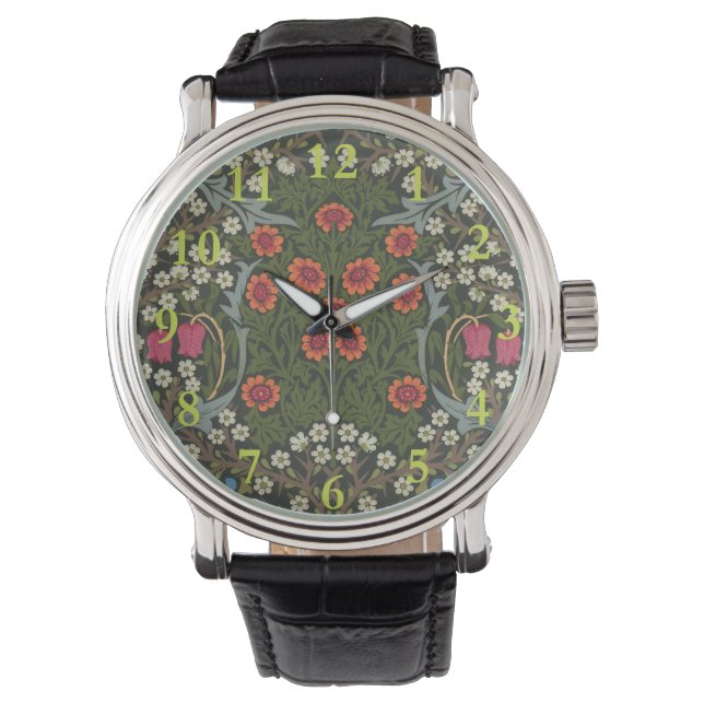 Montre Jardin Fleur Classique d'Églantier de William Morr (devant)