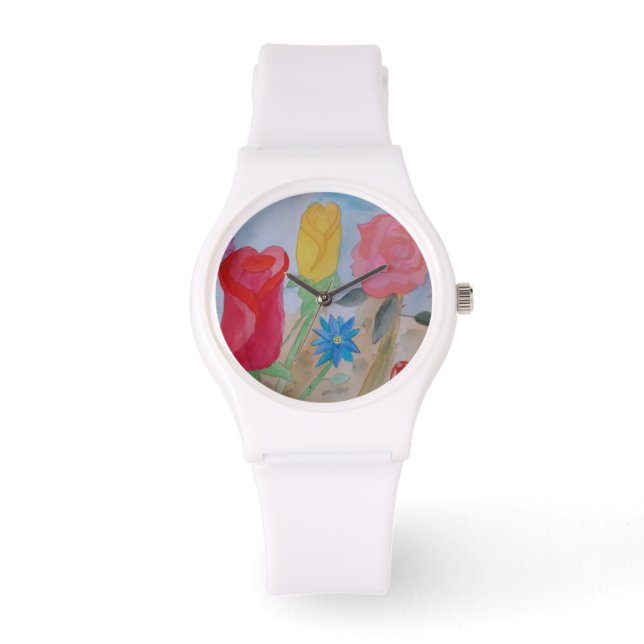 Montre Jardin fleuri d'été (Recto)
