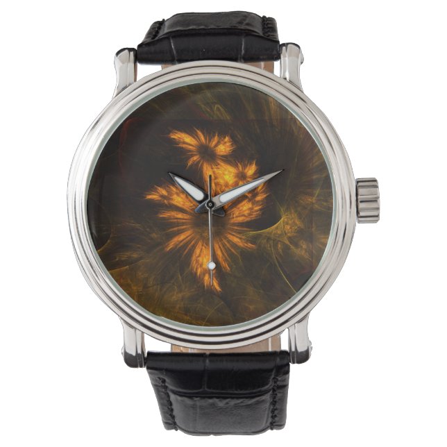 Montre Jardin mystique Art Abstrait (devant)