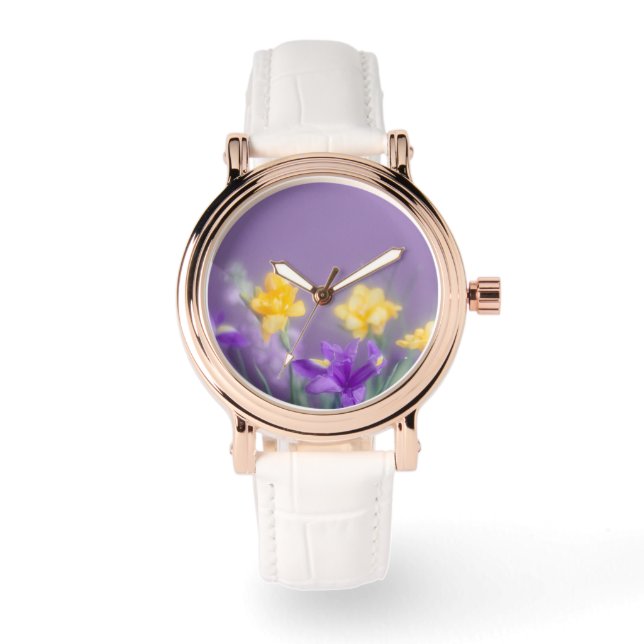 Montre Jardin printanier murmure floral (Recto)