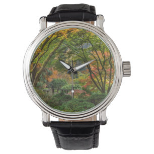 Montre Jardins Japonais En Automne À Portland, Oregon 4