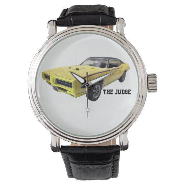 Montre Jaune Pontiac GTO - le Juge Watch (devant)