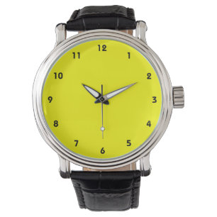 Montre jaune - série de couleurs de base