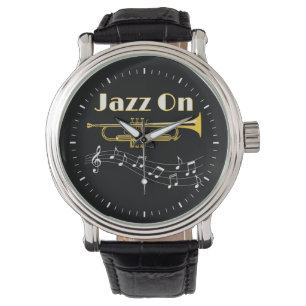 Montre Jazz musicien sur trompette