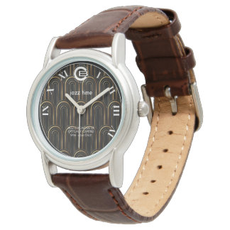 Montre Jazz Watch- Cadran art déco femme