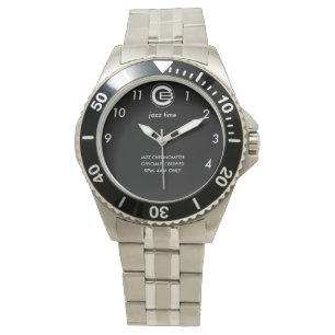 Montre Jazz Watch- homme cadran noir