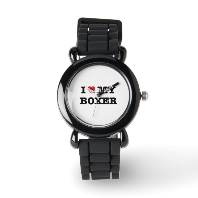 Montre J'Coeur Mon Boxer Wristwatch (Recto)