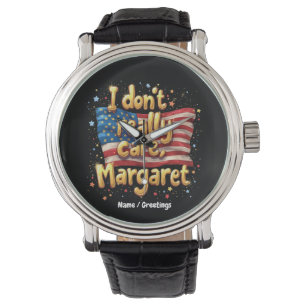 Montre Je ne m'en soucie pas vraiment, Margaret Funny et 