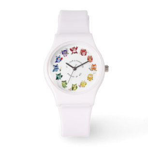 Montre Je ne suis pas des hiboux d'un arc-en-ciel de
