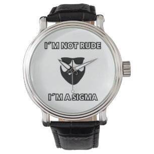 Montre Je ne suis pas grossier, je suis un Cool de la bar