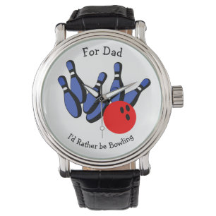 Montre Je préférerais être Bowling, Personnalisé
