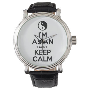 Montre Je suis asiatique, je ne peux pas garder le calme