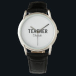 Montre Je suis enseignant école Collegeajouter votre nom<br><div class="desc">Profession modèles simples pour votre profession</div>