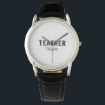 Montre Je suis enseignant école Collegeajouter votre nom<br><div class="desc">Profession modèles simples pour votre profession</div>
