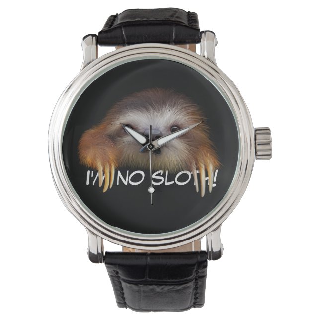 Montre Je suis No Sloth Watch (devant)