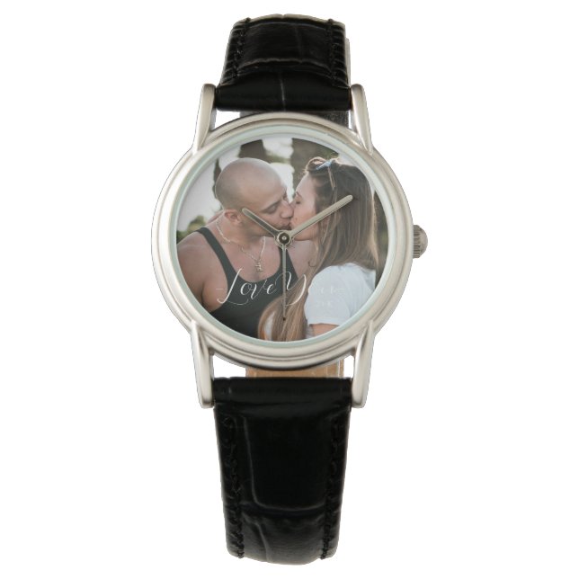 Montre Je t'aime, couple d'amour (devant)