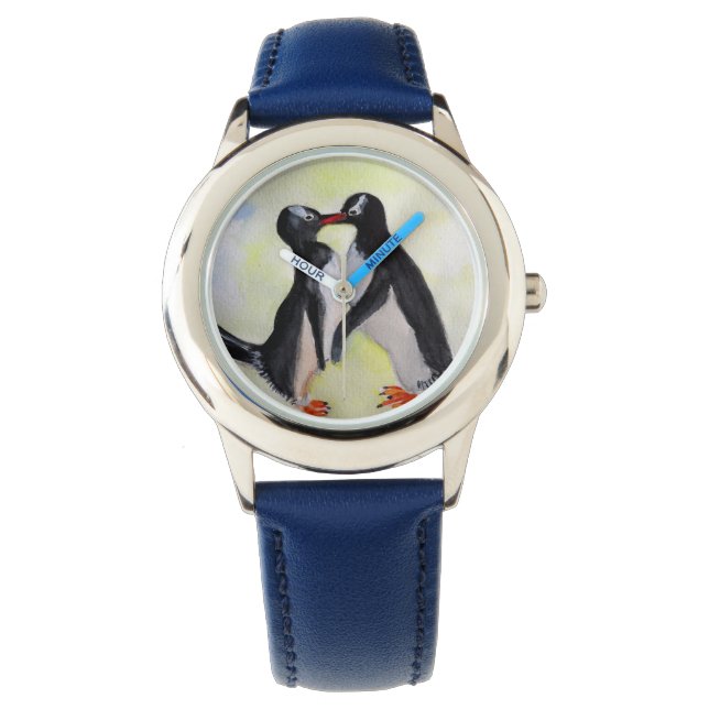 Montre Je vous aime Penguins Watch (devant)