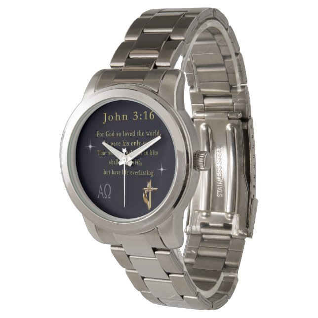 Montre Jean 3:16 (Incliné)