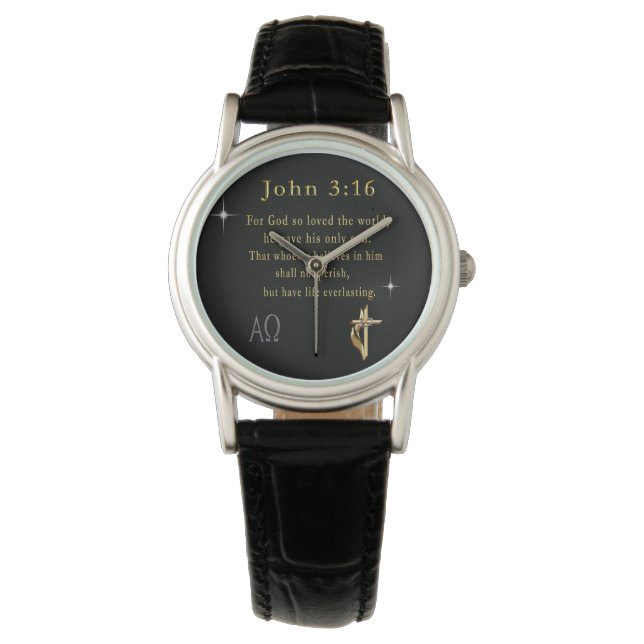 Montre Jean 3:16 (devant)