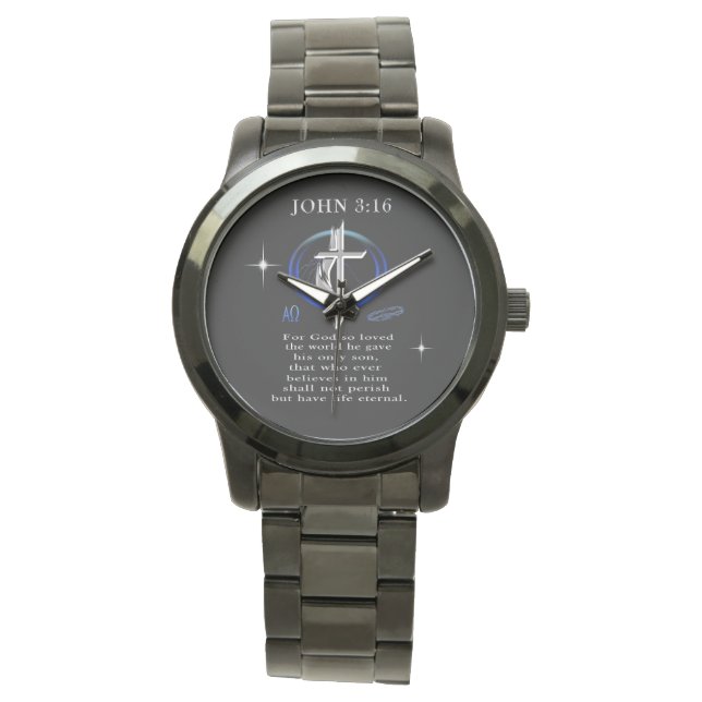 Montre Jean 3:16 chrétien  (devant)