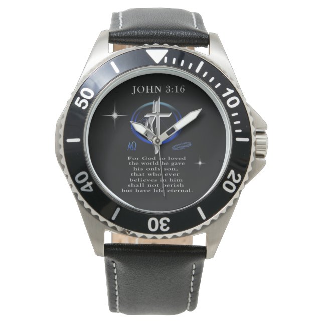 Montre Jean 3:16 chrétien  (devant)