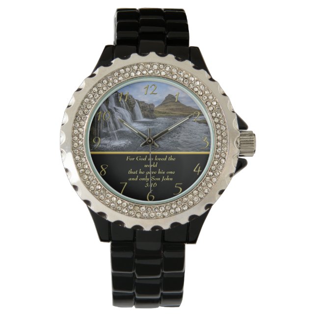 Montre Jean 3:16 Dieu tant aimé (devant)