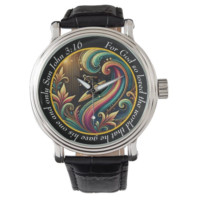 Montre Jean 3:16 Planche de Surf Tourbillon Océani (devant)