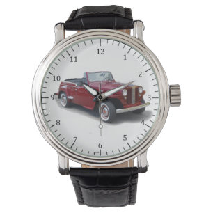 Montre Jeepster rouge 1950