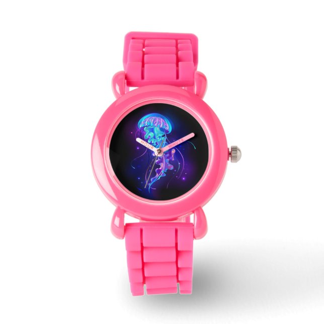 Montre Jellyfish éclatante couleur (Recto)