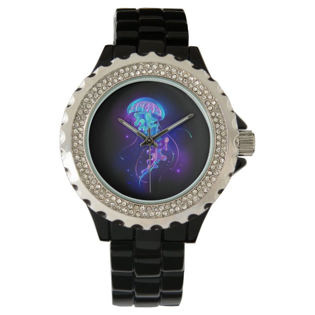 Montre Jellyfish éclatante couleur (devant)