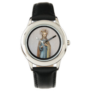 Montre Jésus ayant le coeur sacré d'or
